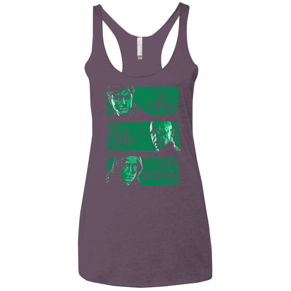 The Good the Bad and the Severus Women's Triblend Racerback Tank