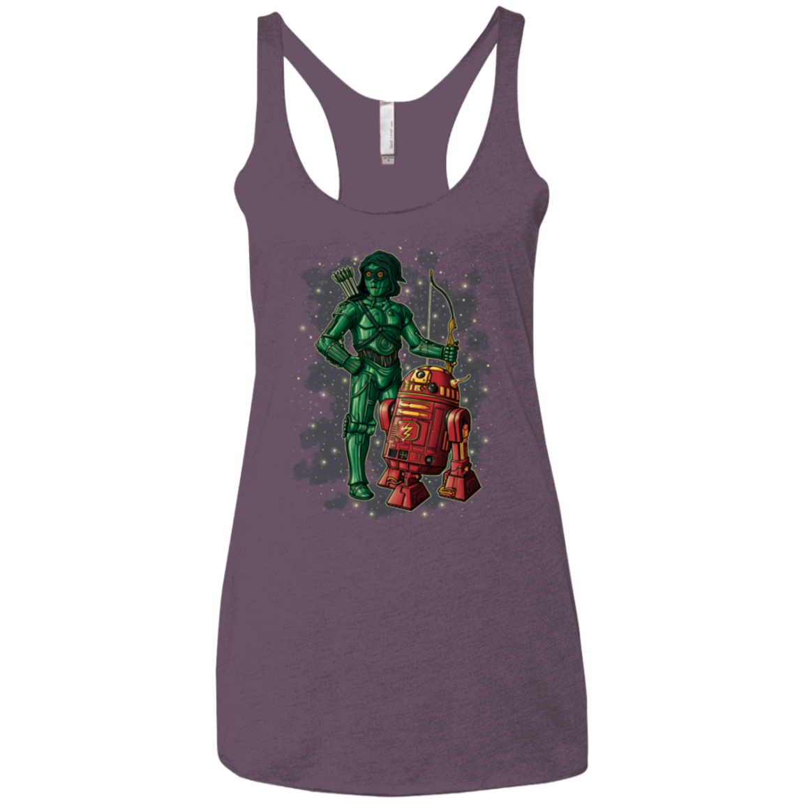 Flash and Arrow Women's Triblend Racerback Tank