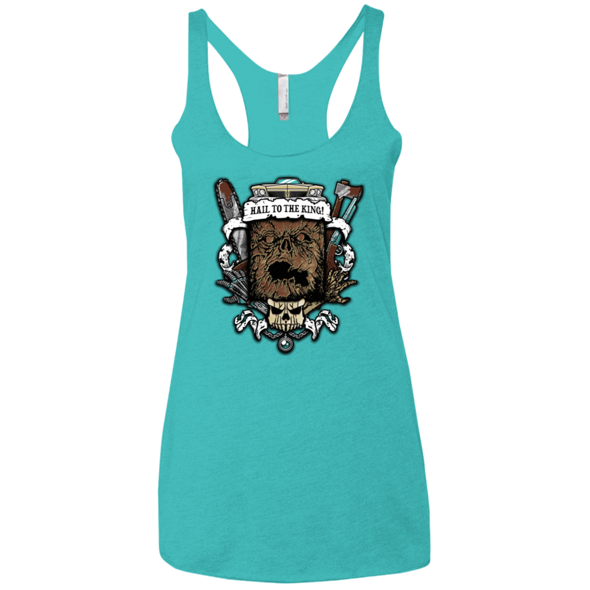 Evil Crest Women's Triblend Racerback Tank