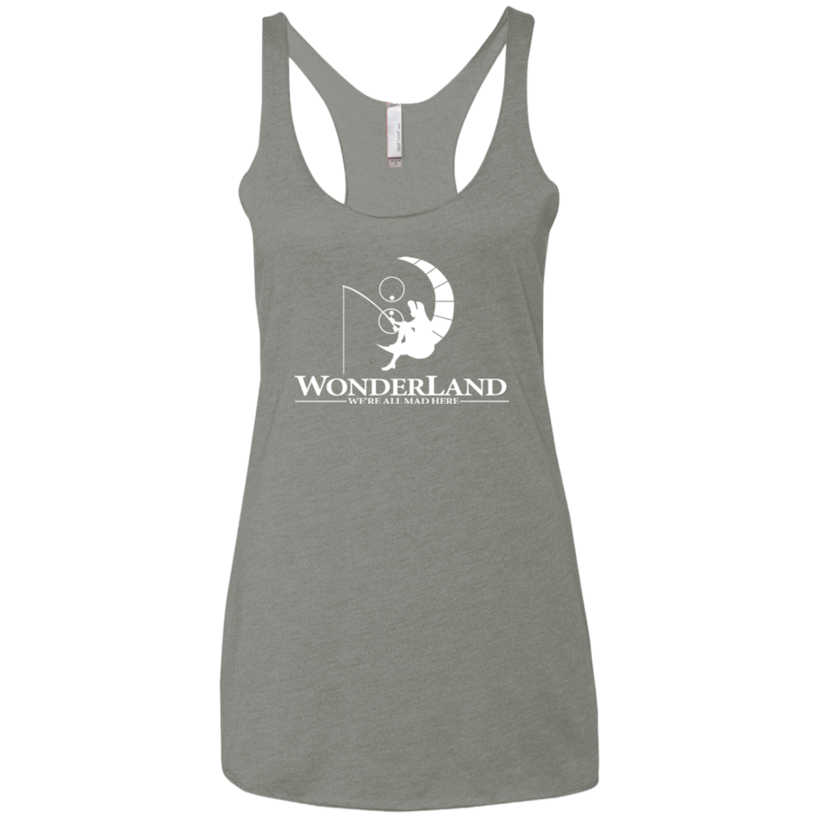 Wonderland Animation Women's Triblend Racerback Tank