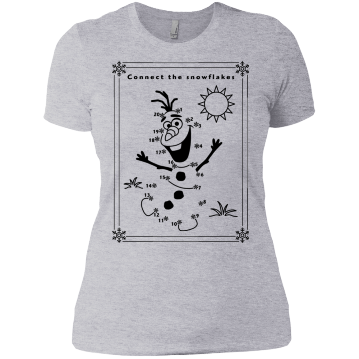 Connect the snowflakes Women's Premium T-Shirt