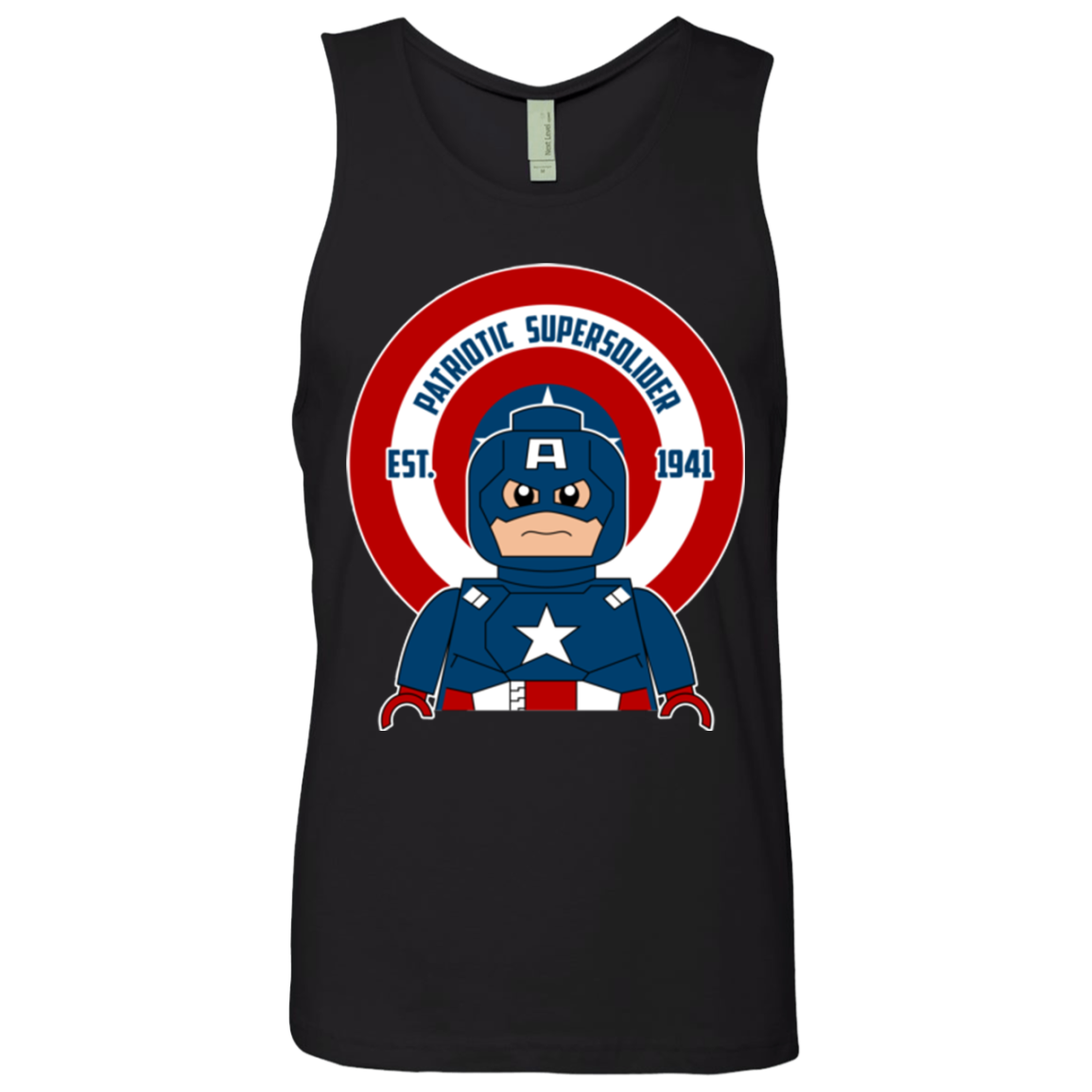 Patriotic Supersoldier Men's Premium Tank Top