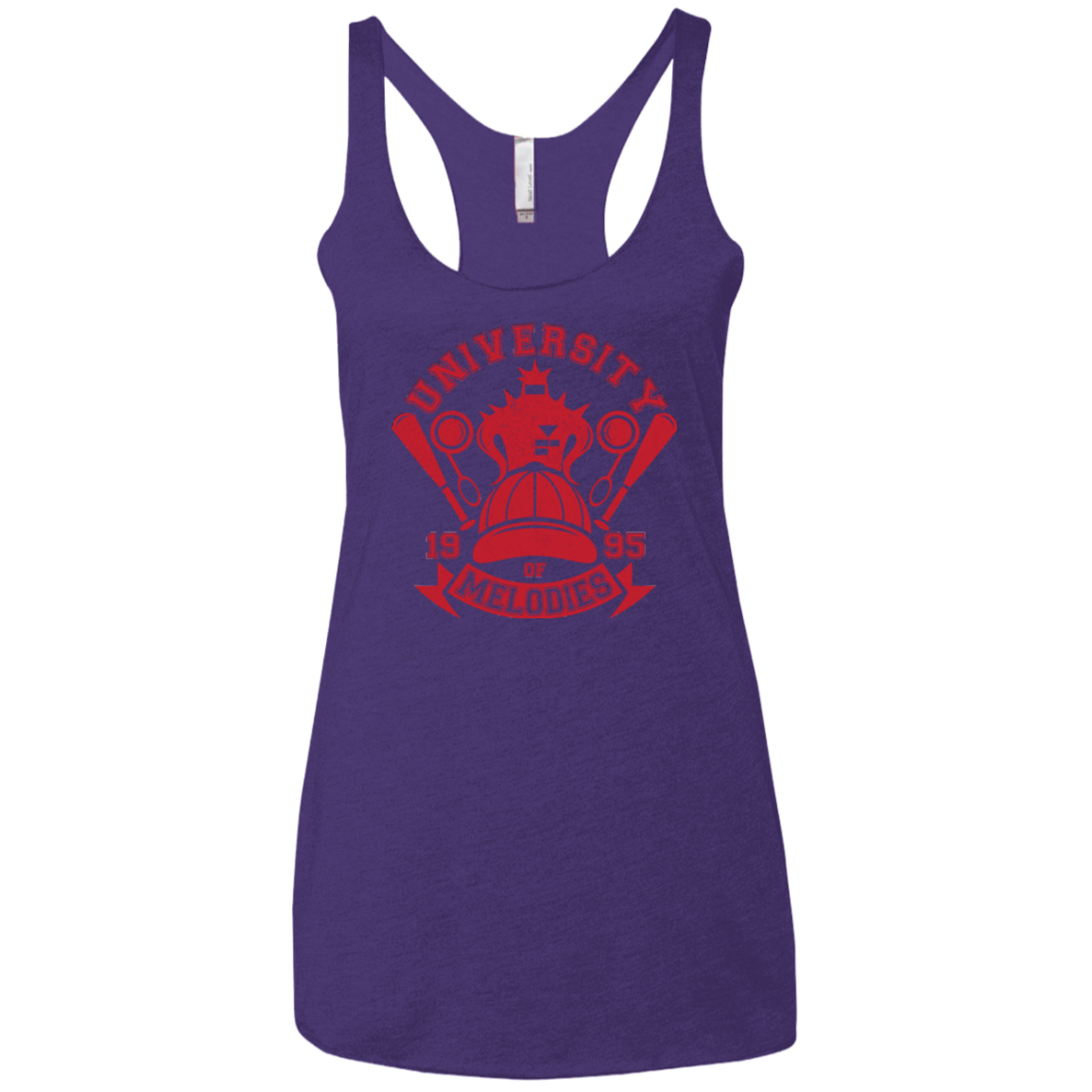 University of Melodies Women's Triblend Racerback Tank