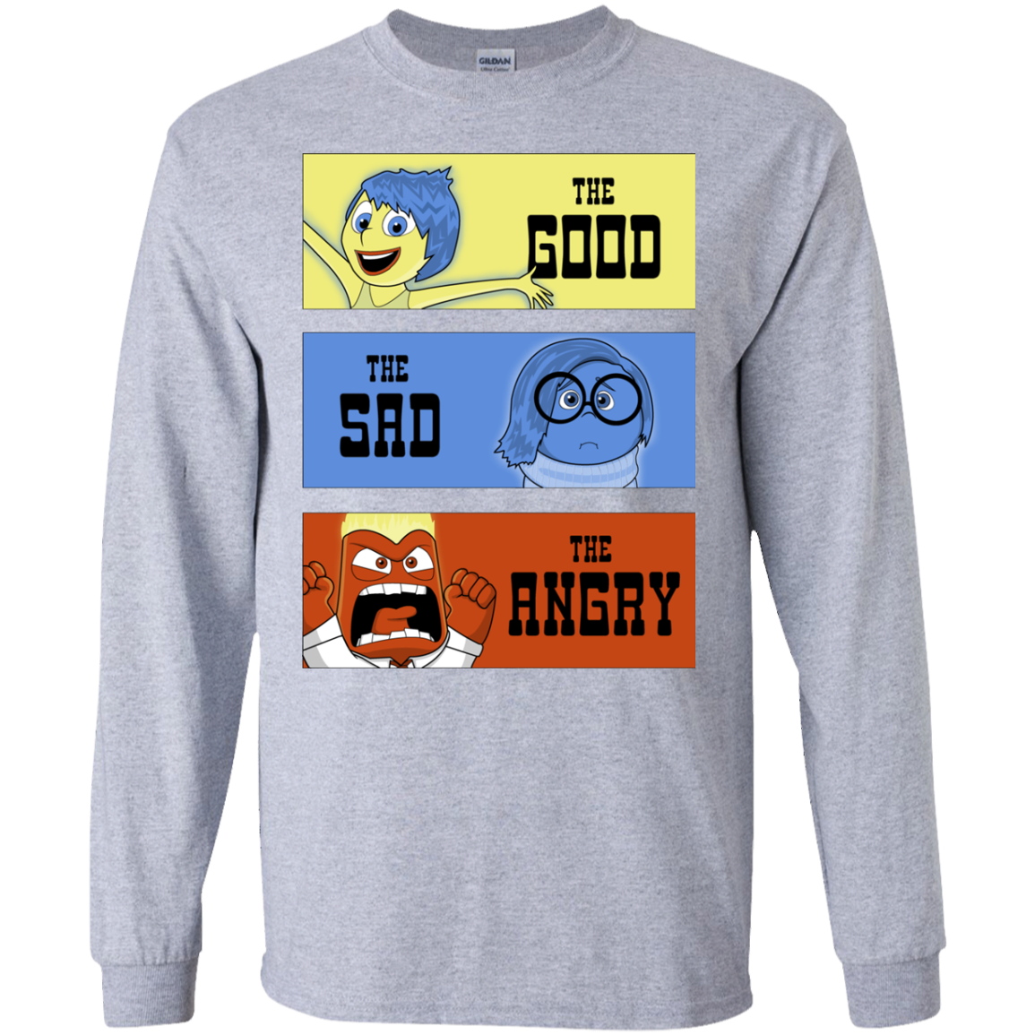 The Good, the Sad & the Angry Men's Long Sleeve T-Shirt