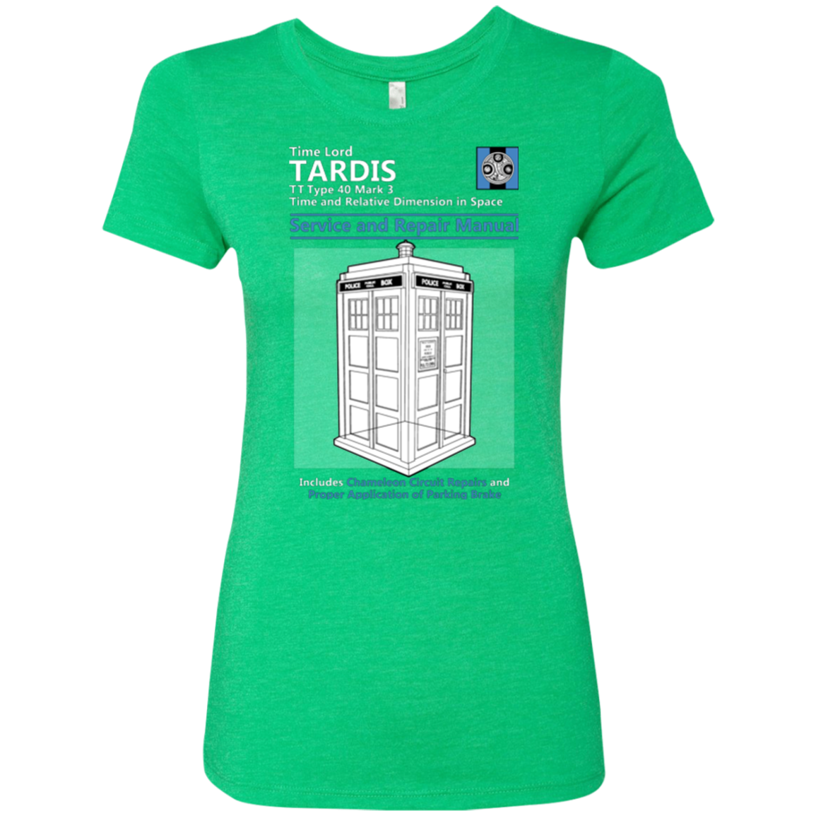 TARDIS SERVICE AND REPAIR MANUAL Women's Triblend T-Shirt