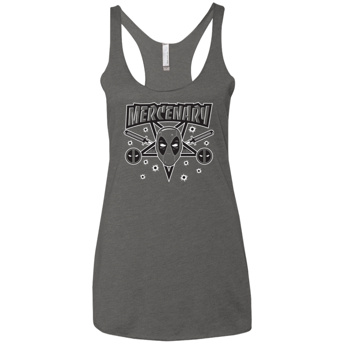 Mercenary (1) Women's Triblend Racerback Tank