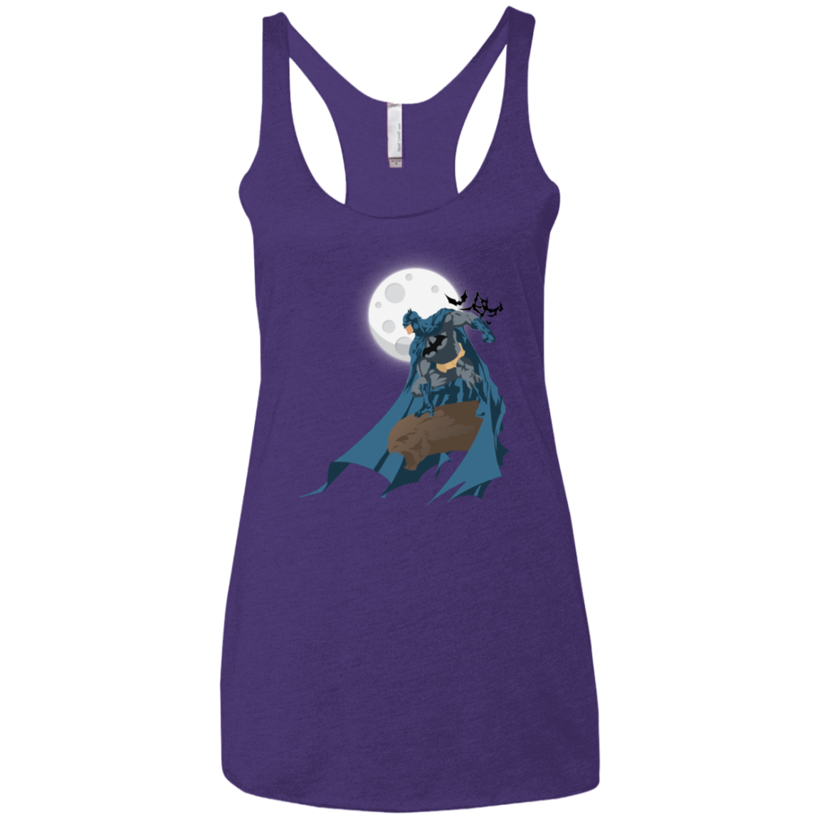 Batman Women's Triblend Racerback Tank