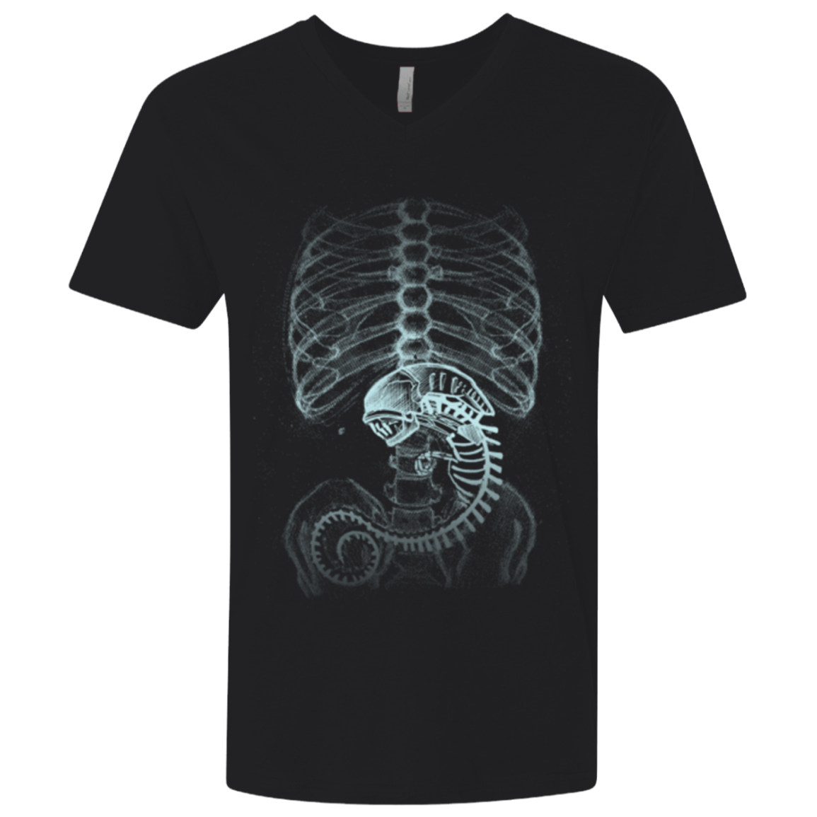 Creepy pregnant Men's Premium V-Neck