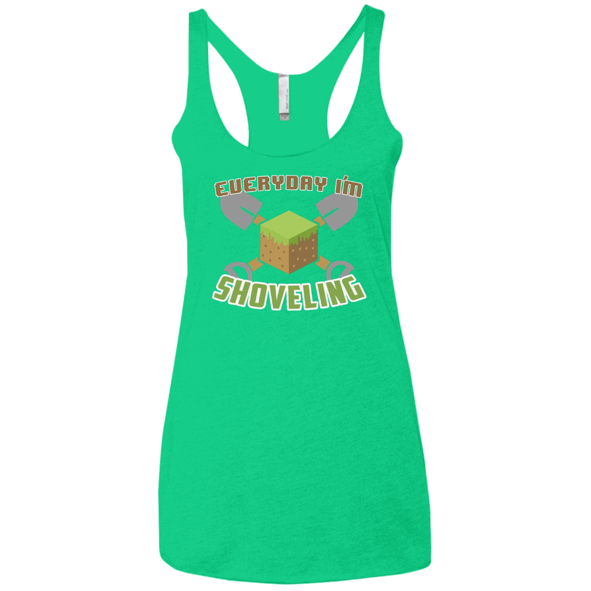 Everyday Shoveling Women's Triblend Racerback Tank