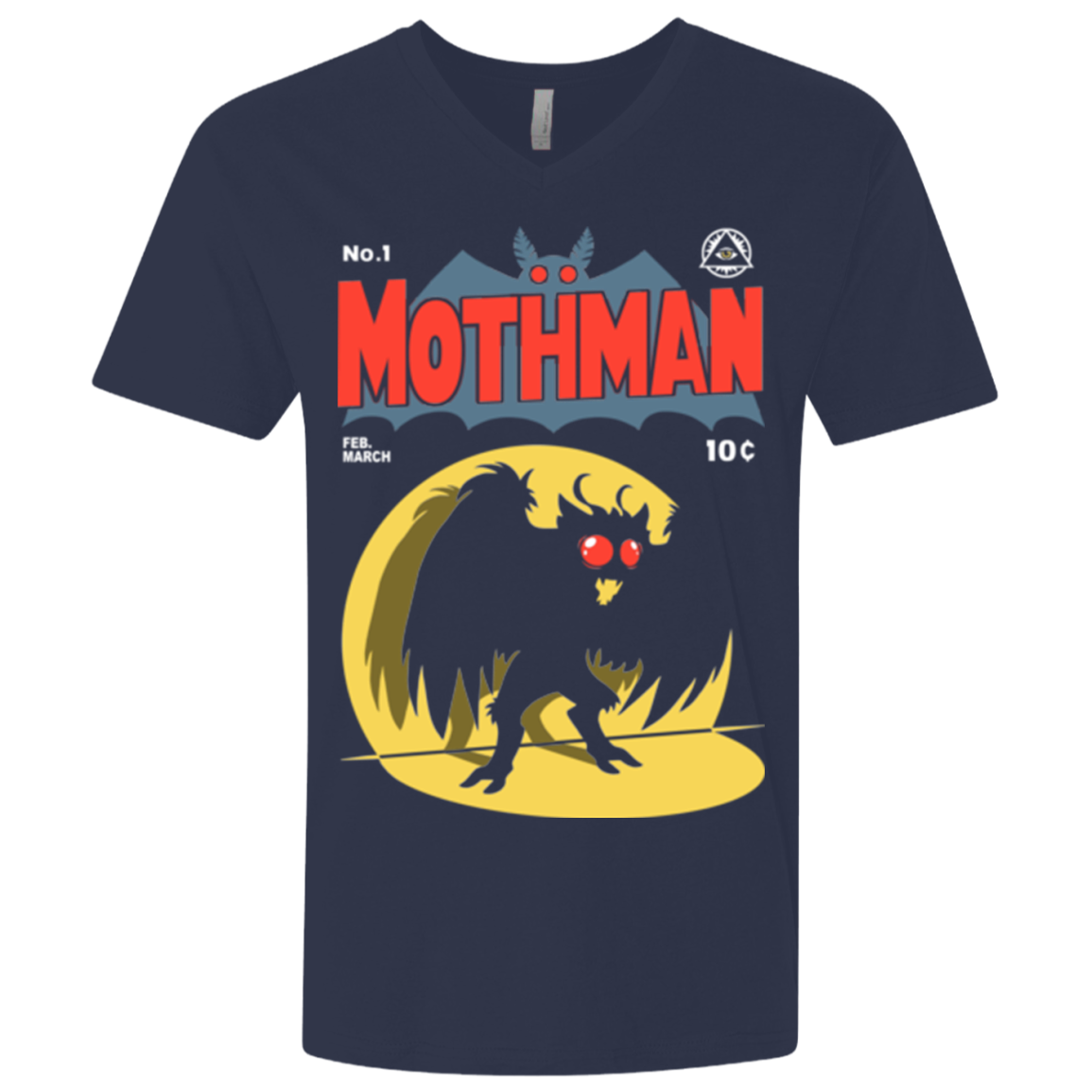 Mothman Men's Premium V-Neck