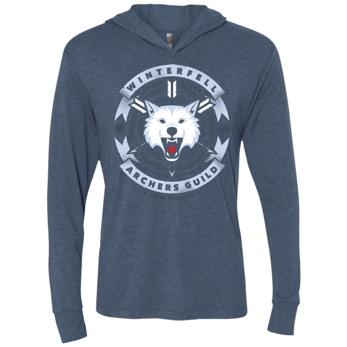 Guild of Archers Triblend Long Sleeve Hoodie Tee