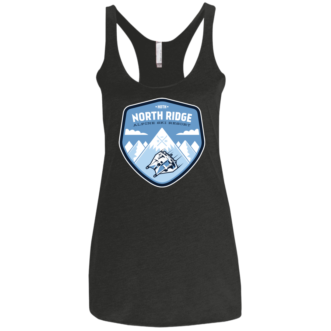 North Ridge Ski Resort Women's Triblend Racerback Tank