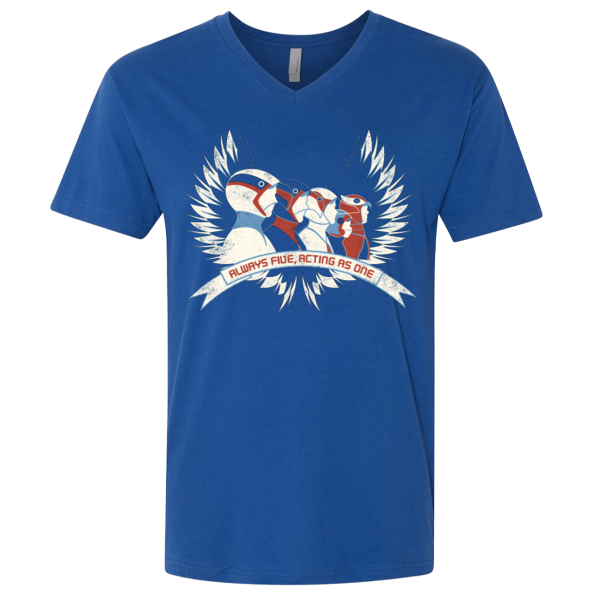 Always Five Acting As One Men's Premium V-Neck