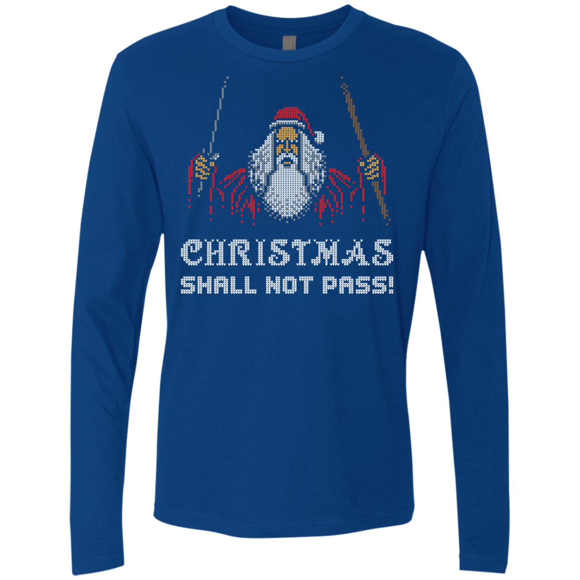 Xmas shall not pass Men's Premium Long Sleeve
