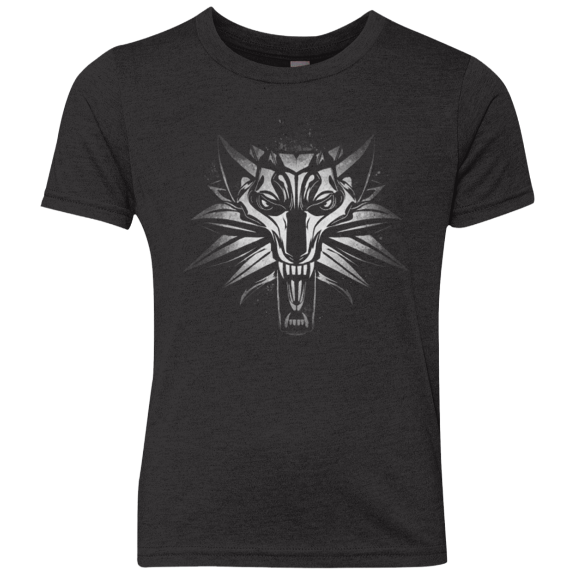 Graffiti White Wolf Youth Triblend T-Shirt