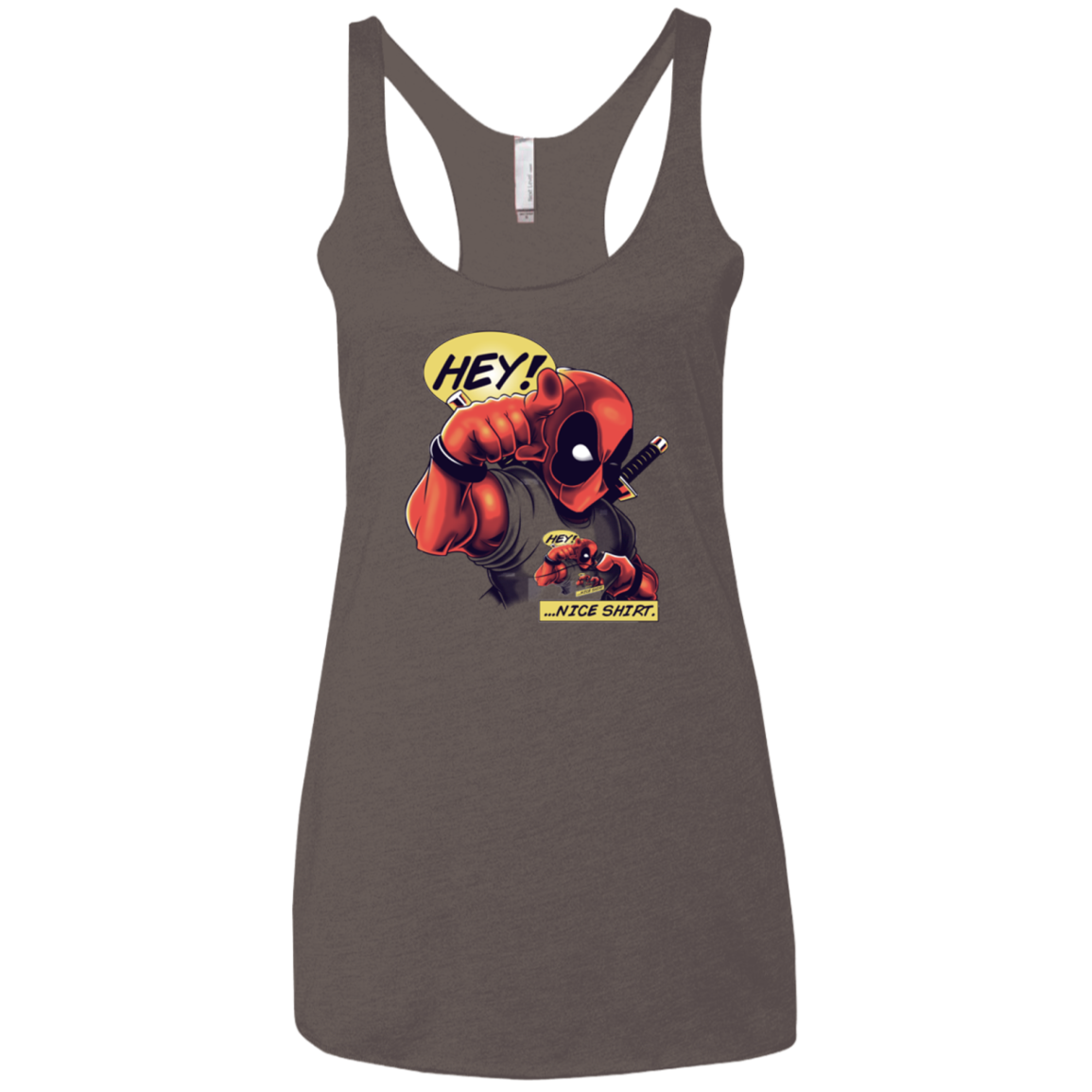 Nice Shirt Women's Triblend Racerback Tank