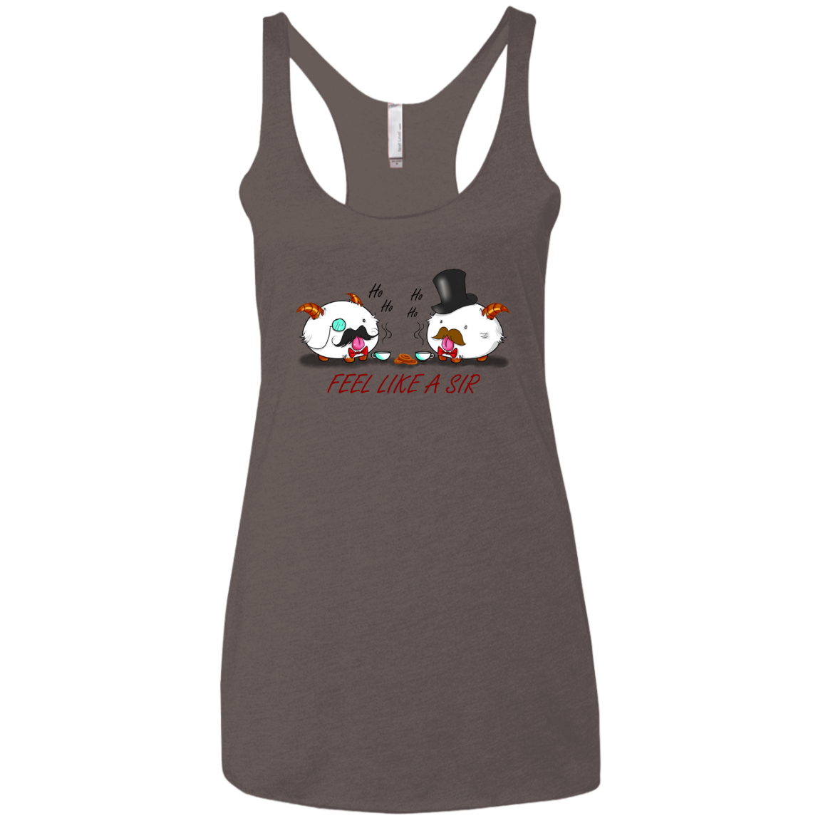 Poros like a sir Women's Triblend Racerback Tank