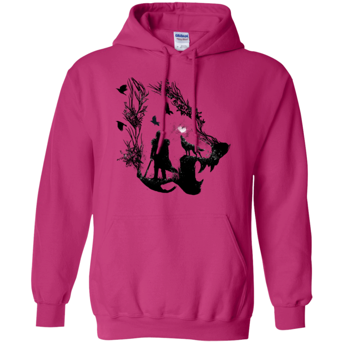 Lone wolf Pullover Hoodie