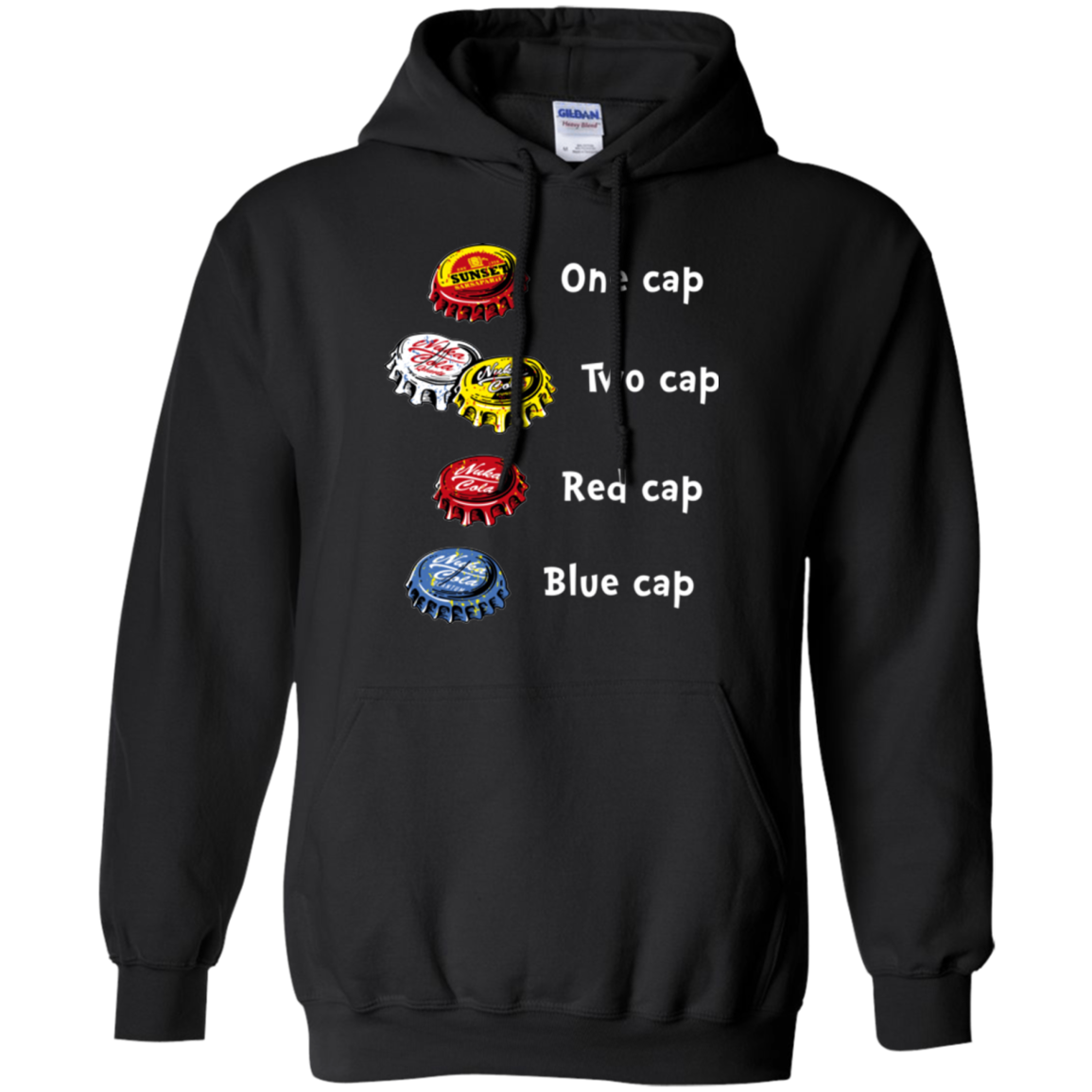 Bottle Caps Fever Pullover Hoodie