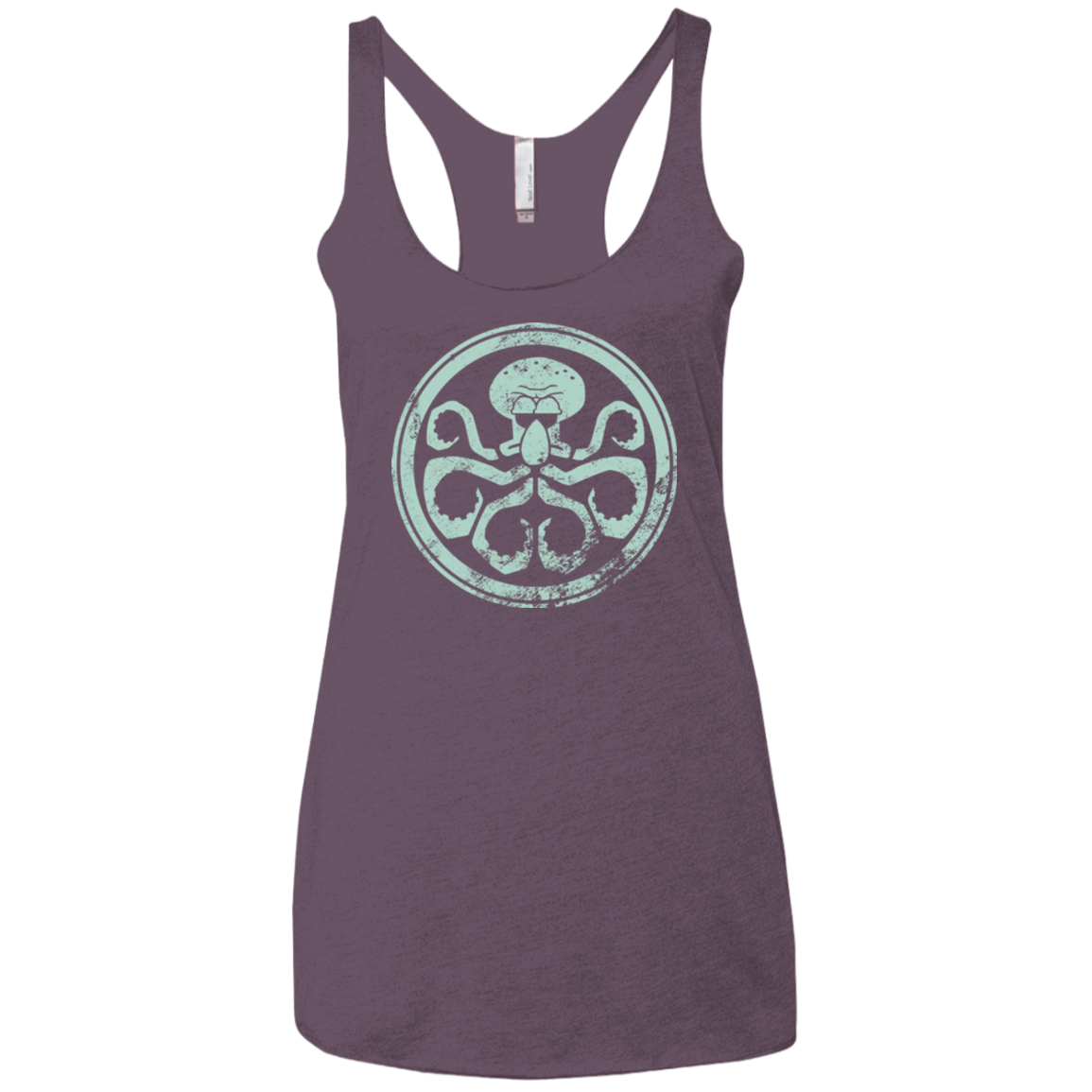 Hail Squidra Women's Triblend Racerback Tank