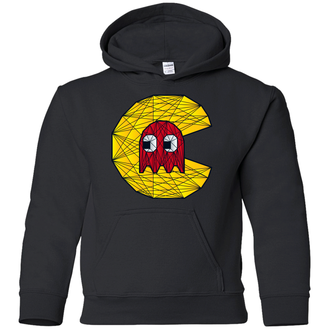 Poly Pac Man Youth Hoodie