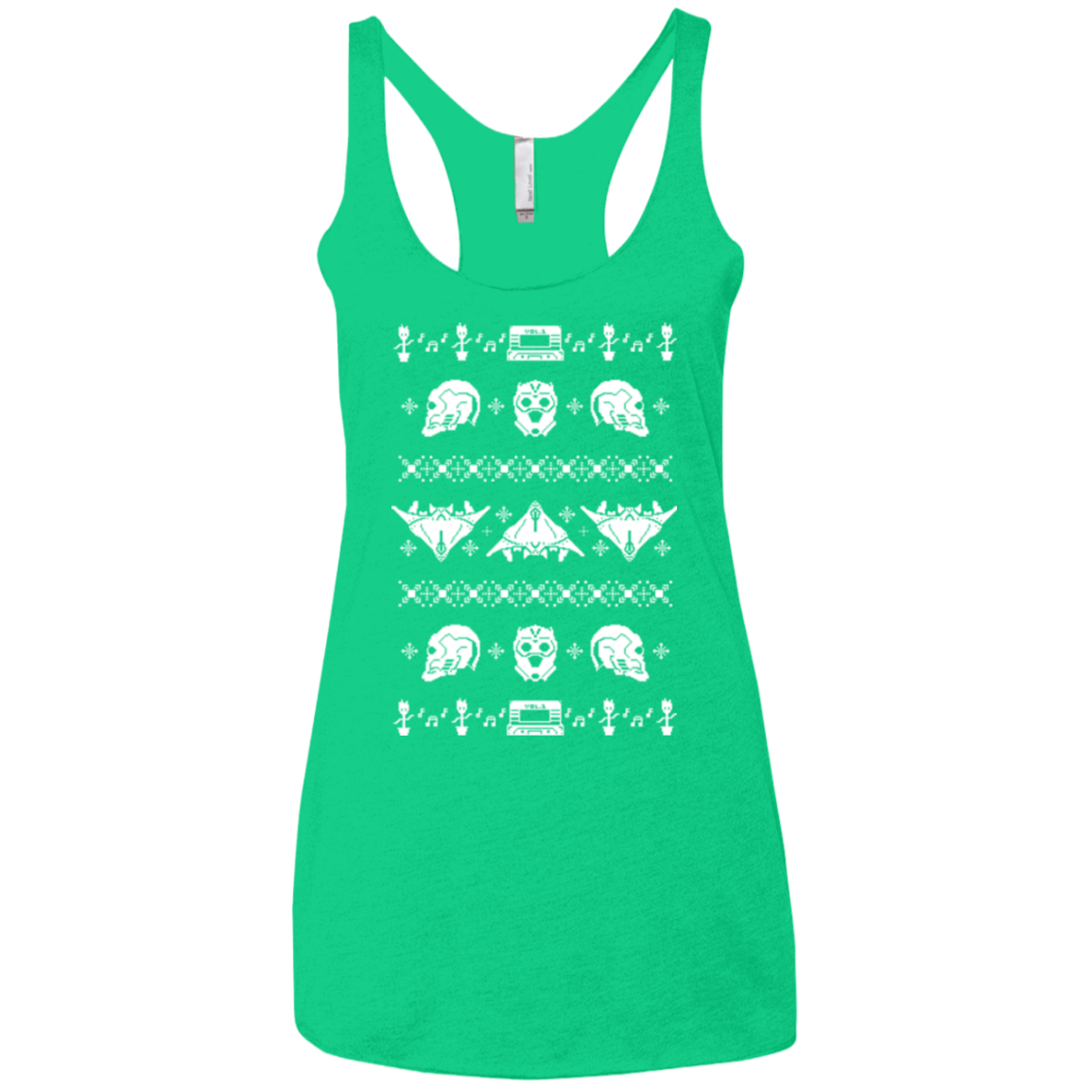 Merry Christmas A-Holes 2 Women's Triblend Racerback Tank