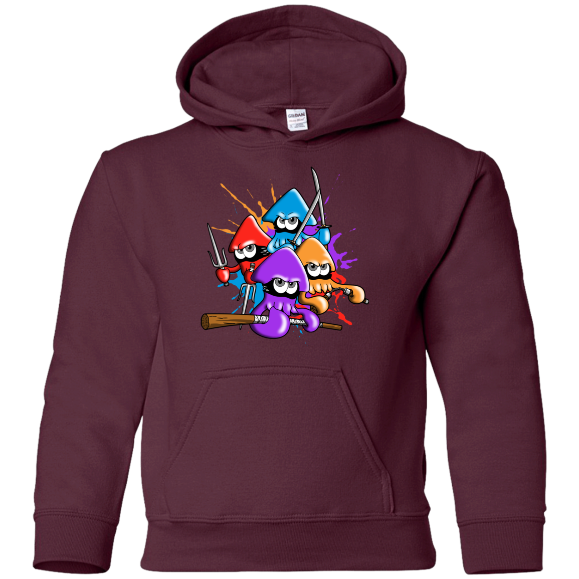 Teenage Mutant Ninja Squids Youth Hoodie