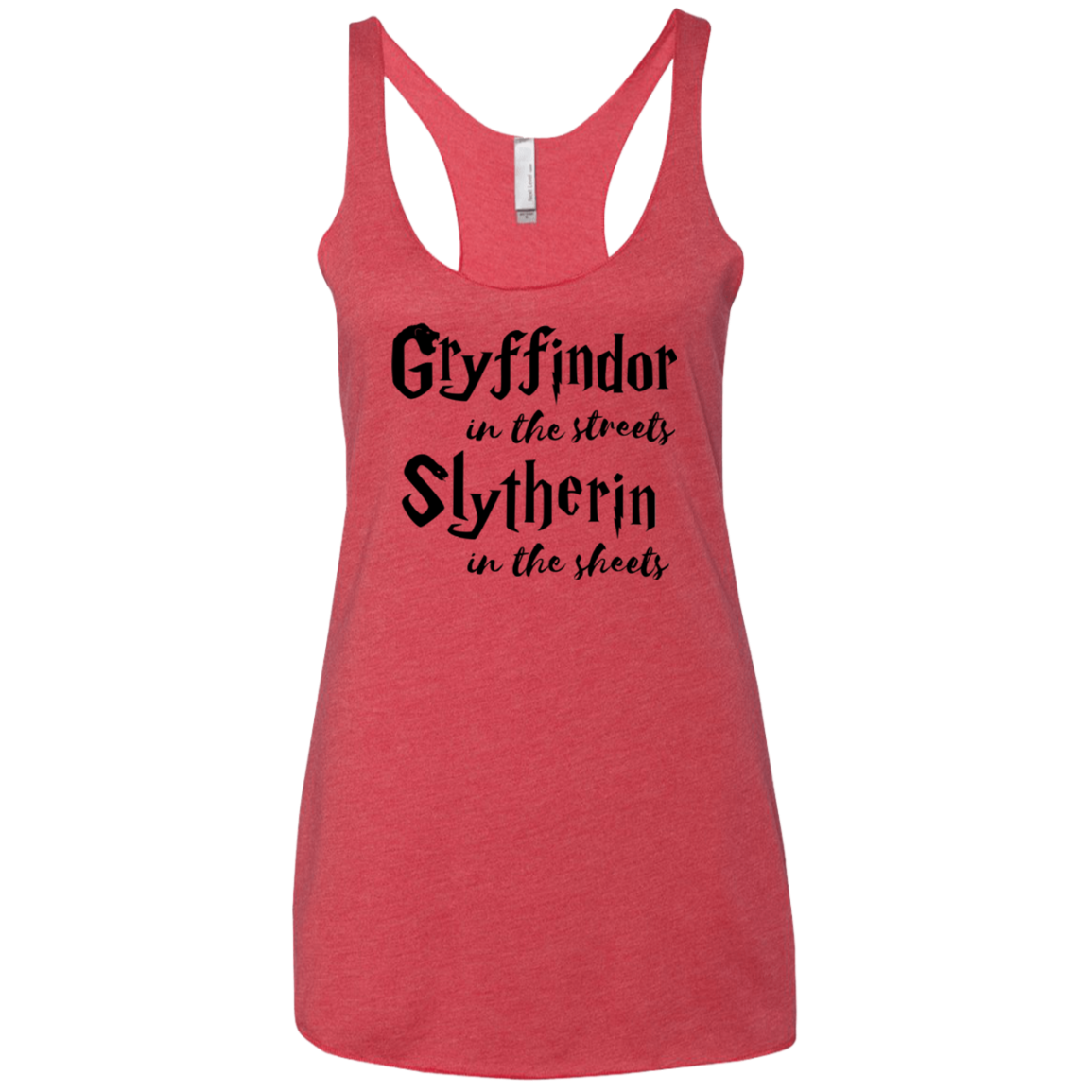 Gryffindor Streets Women's Triblend Racerback Tank