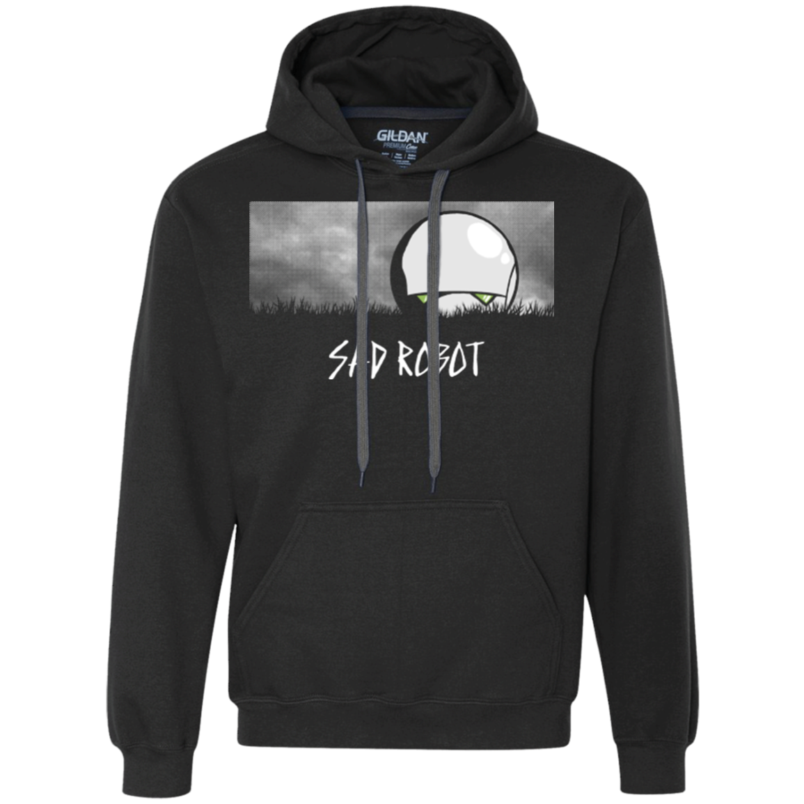SAD ROBOT Premium Fleece Hoodie