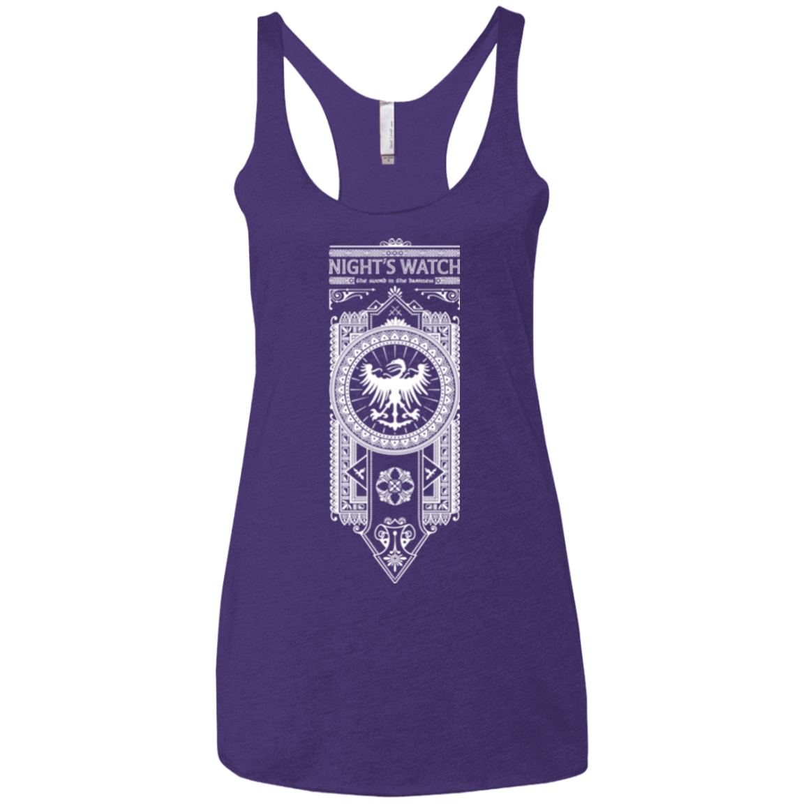 Nights Watch Women's Triblend Racerback Tank
