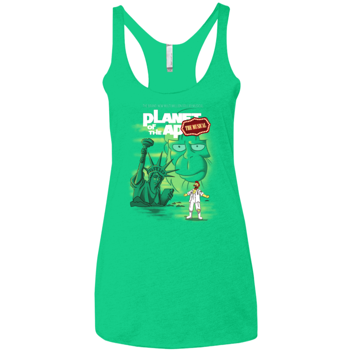 The new multimillion dollar musical Women's Triblend Racerback Tank