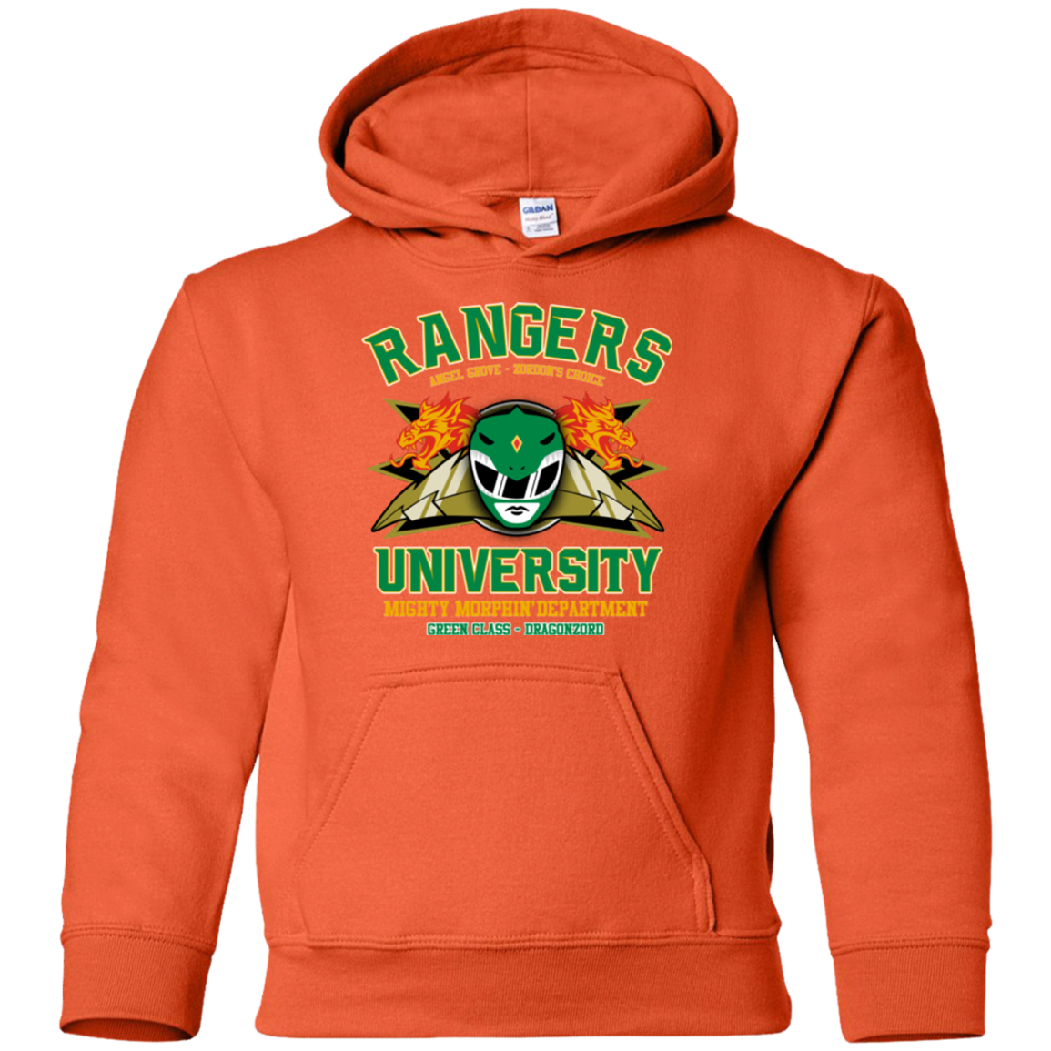 Rangers U Green Ranger Youth Hoodie