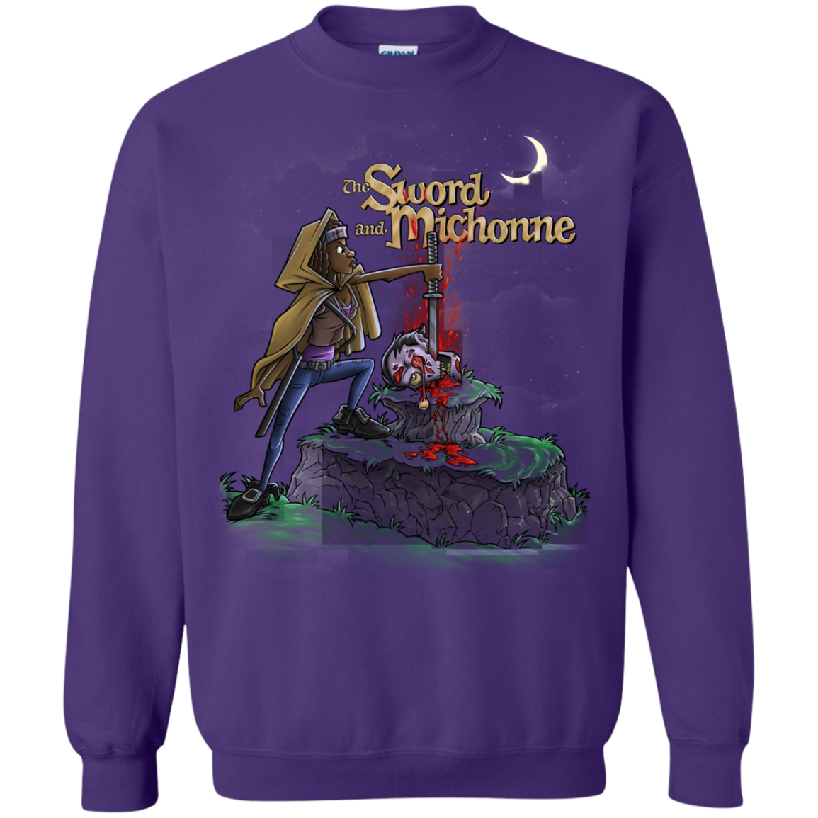 The Sword and Michonne Crewneck Sweatshirt