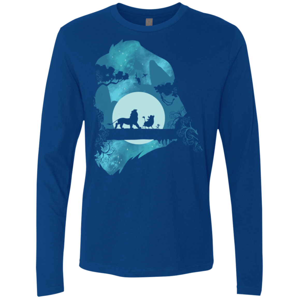 Lion Portrait Men's Premium Long Sleeve