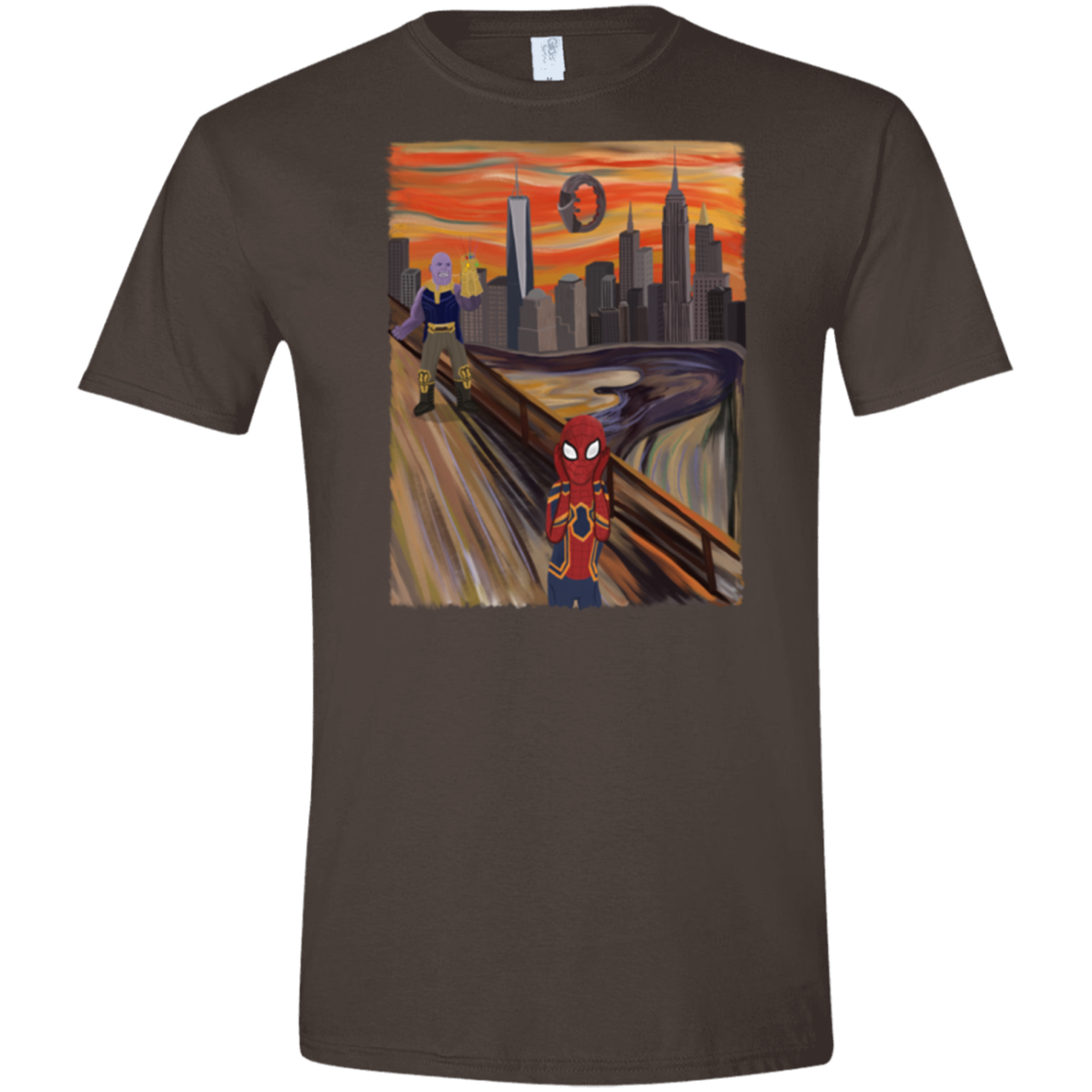 Spider Scream Men's Semi-Fitted Softstyle