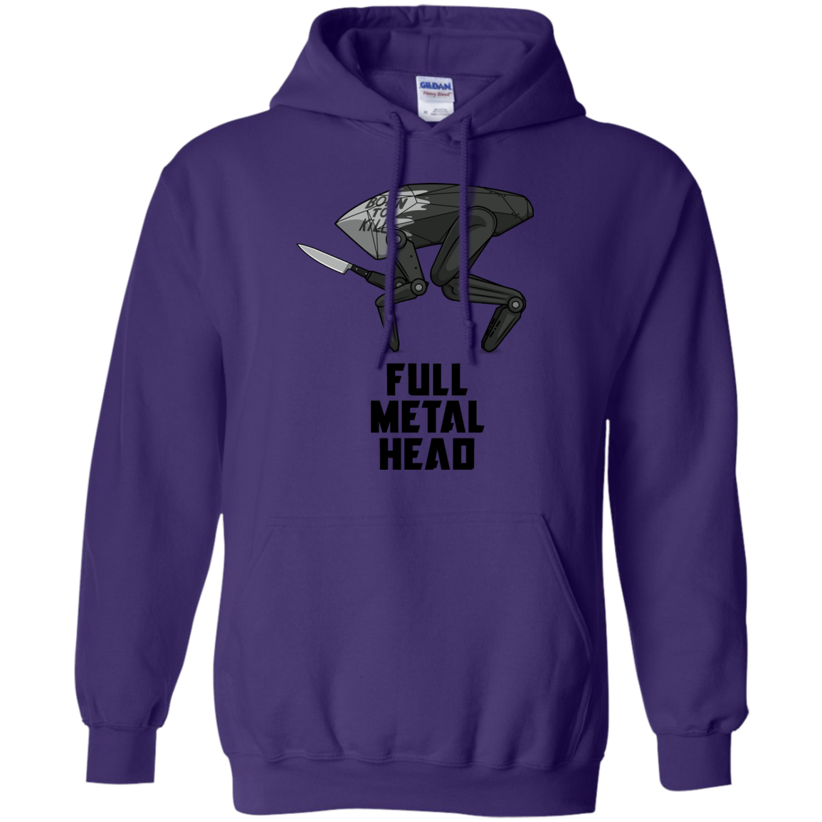 Full Metal Head Pullover Hoodie