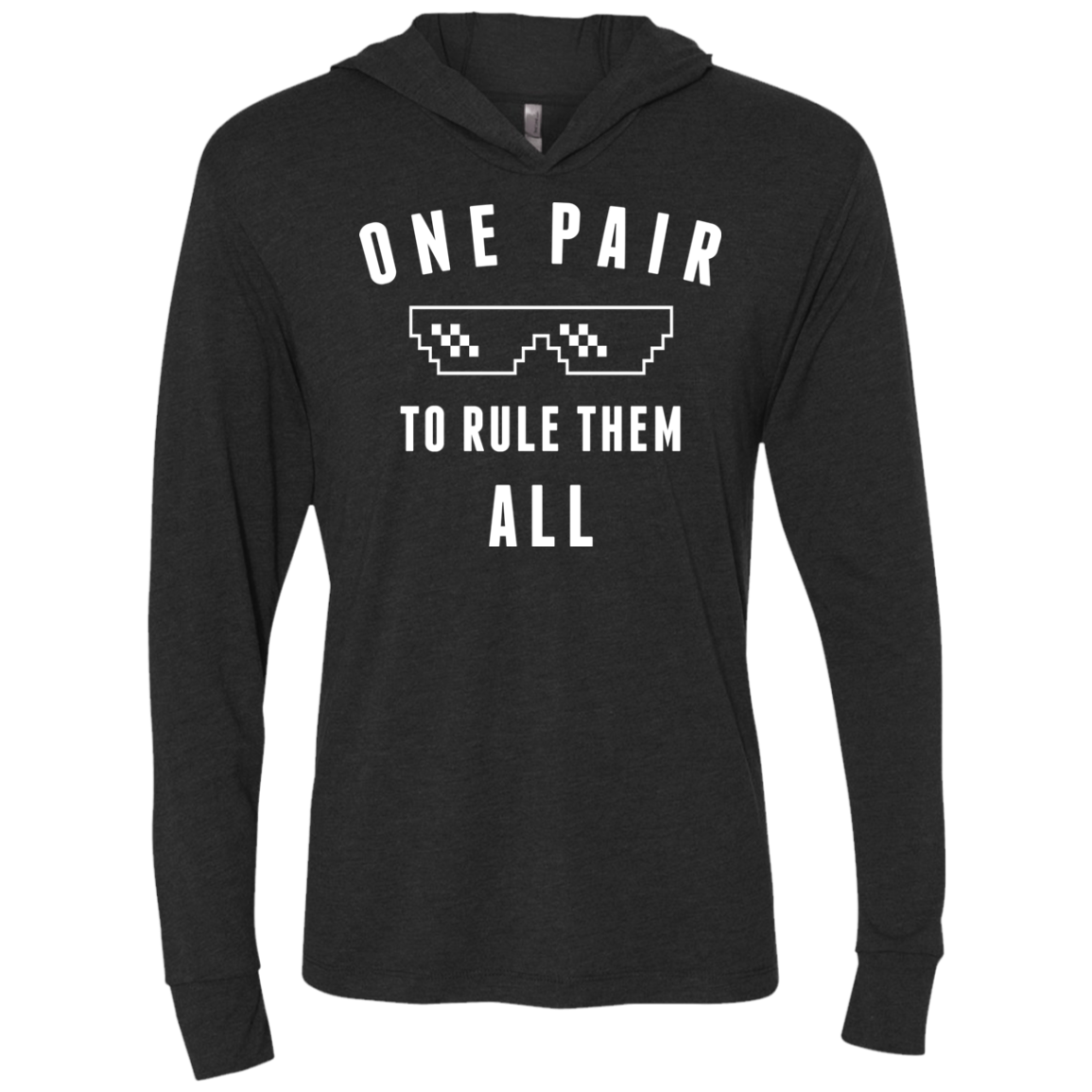 One pair Triblend Long Sleeve Hoodie Tee