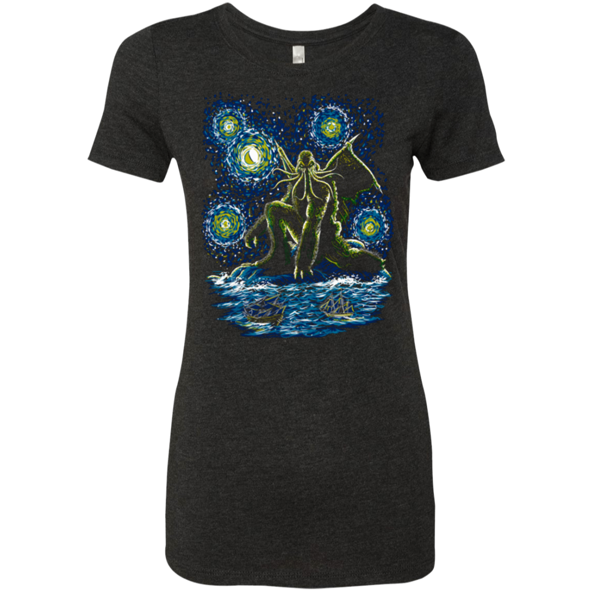 Night of Cthulhu Women's Triblend T-Shirt