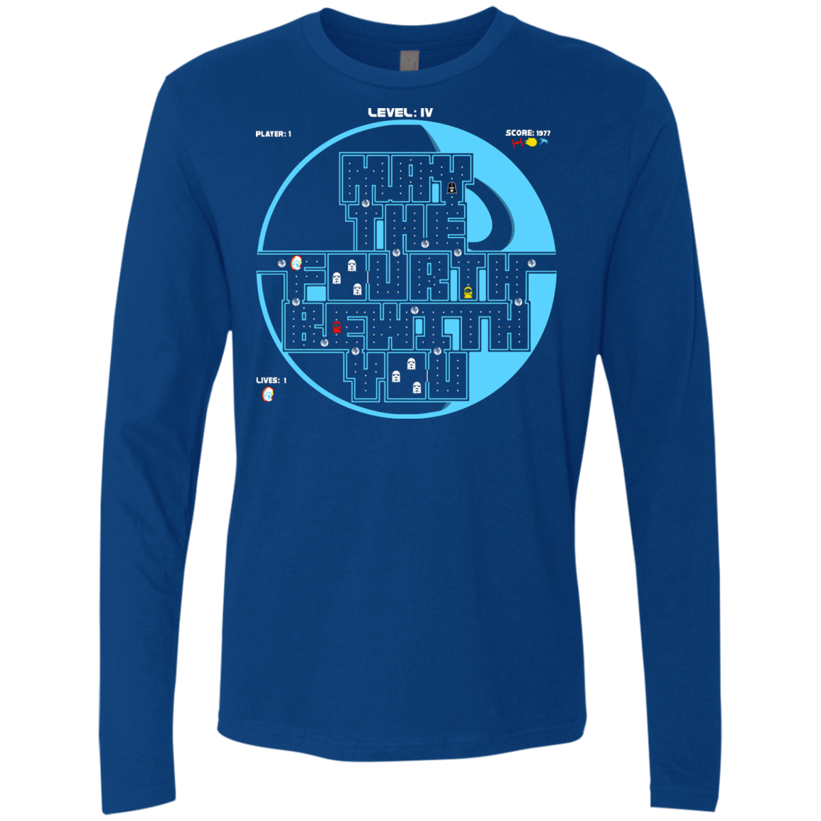 Pacman May The Fourth Men's Premium Long Sleeve