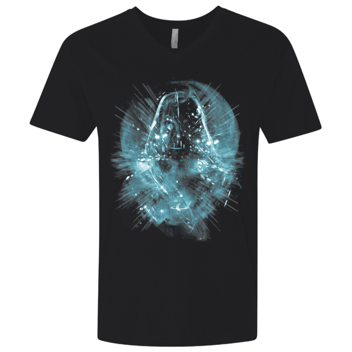 Nefarious Nebula blue ink Men's Premium V-Neck