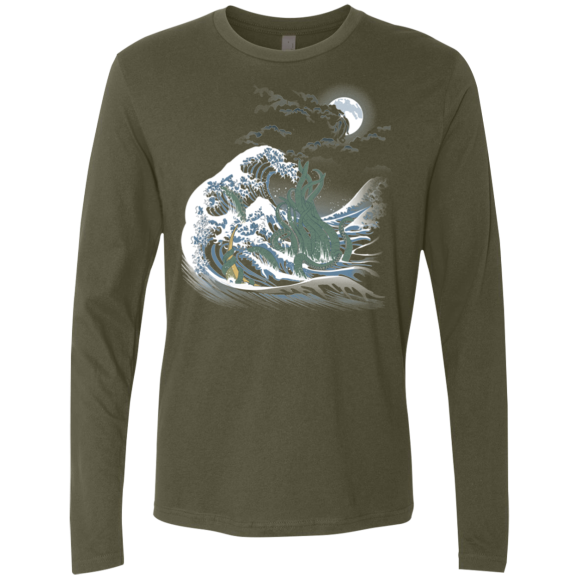 Wave Of R'lyeh Men's Premium Long Sleeve