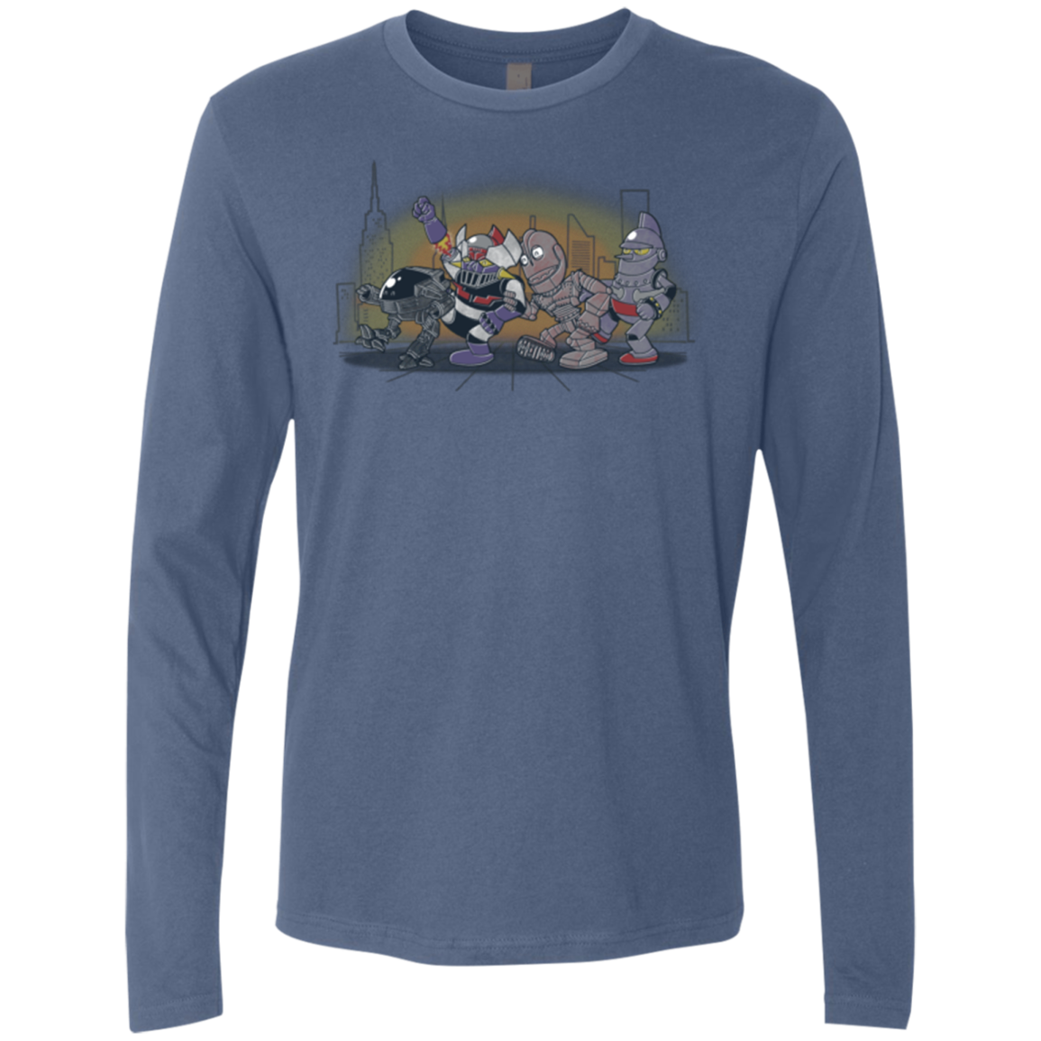 Where The Big Robots are Men's Premium Long Sleeve