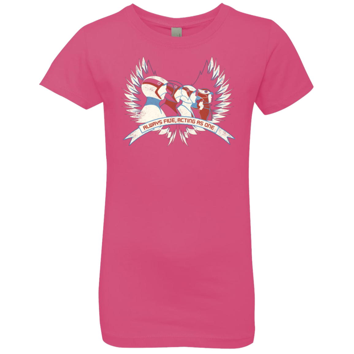 Always Five Acting As One Girls Premium T-Shirt