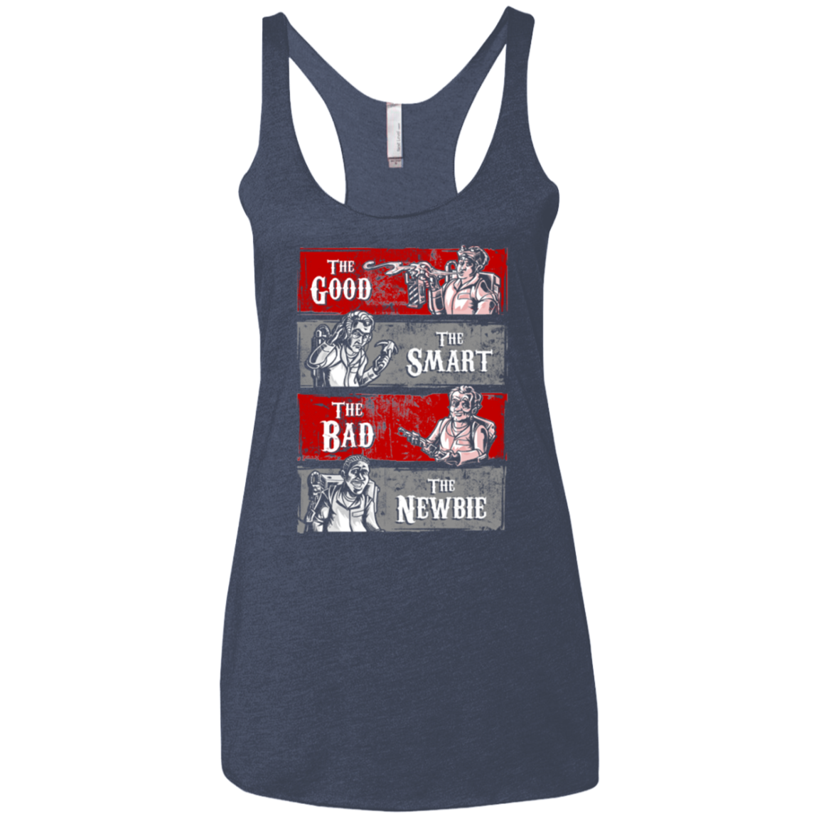 Ghost Wranglers Women's Triblend Racerback Tank