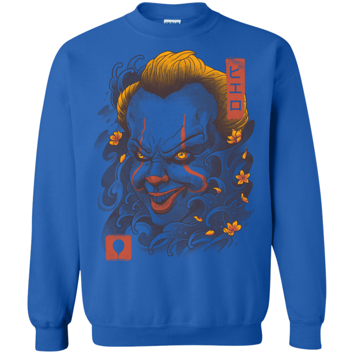 Oni Clown Mask Crewneck Sweatshirt