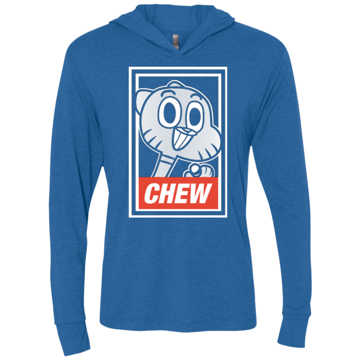 CHEW Triblend Long Sleeve Hoodie Tee