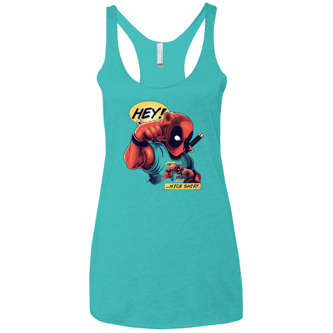 Nice Shirt Women's Triblend Racerback Tank