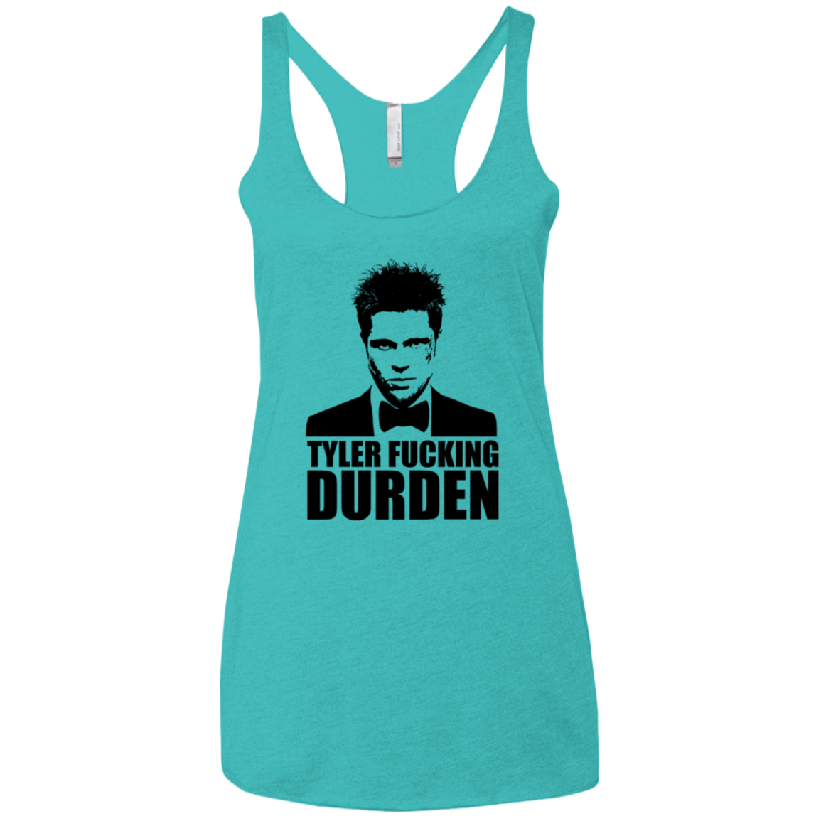 Tyler Fucking Durden Women's Triblend Racerback Tank