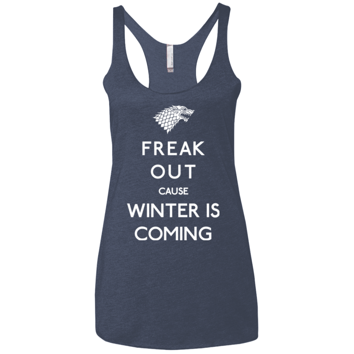 Freak winter Women's Triblend Racerback Tank