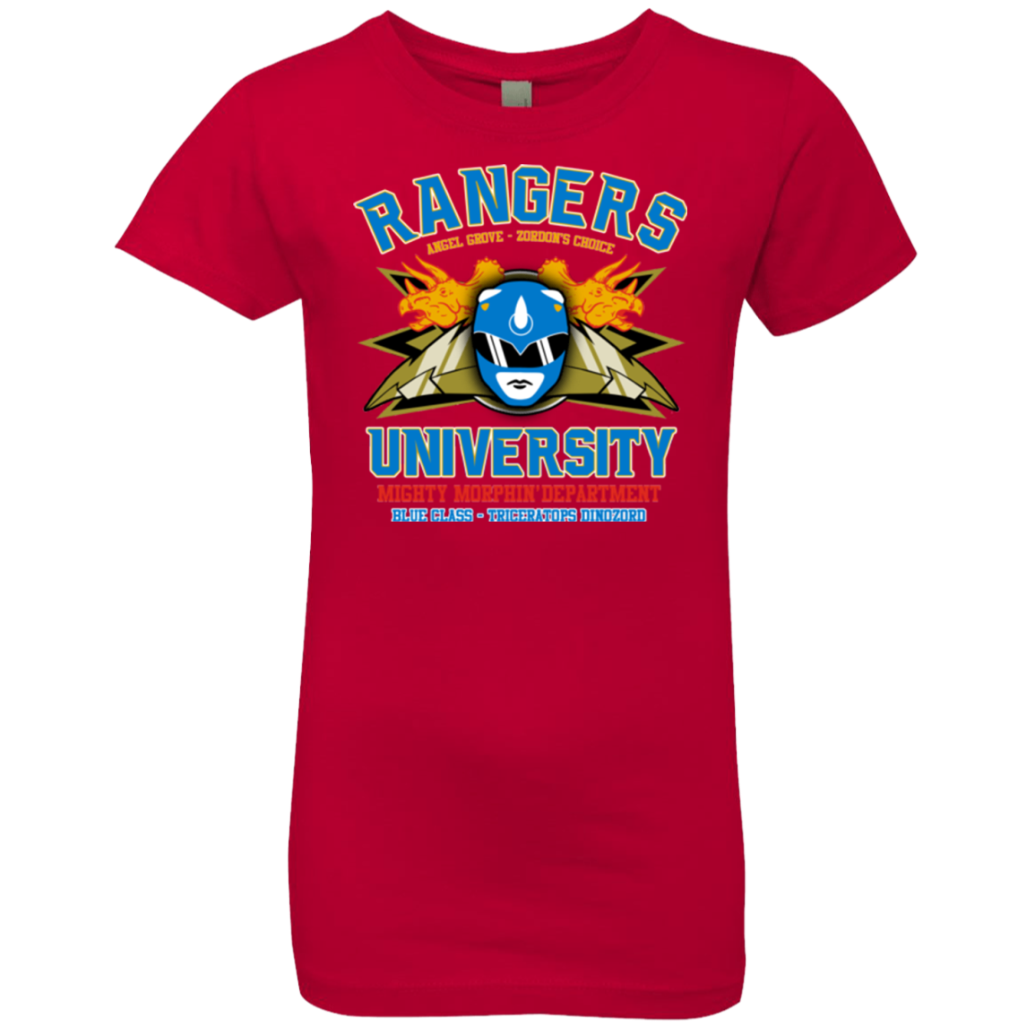 Rangers U Blue Ranger Girls Premium T-Shirt